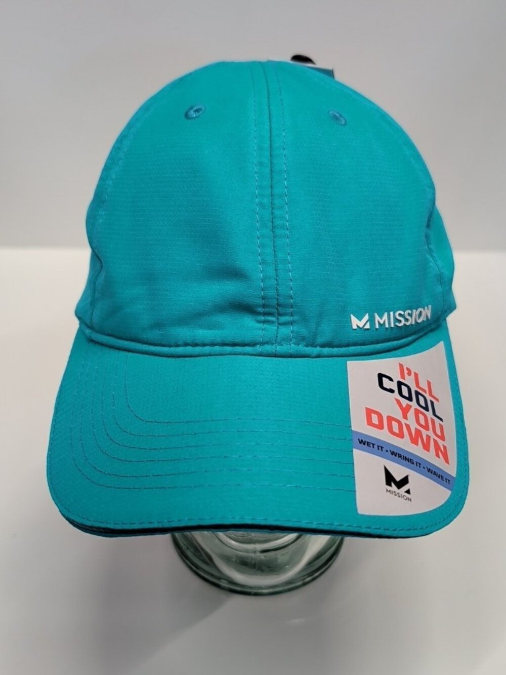 Mission Adult Cooling Performance Hat Bluebird Adjustable Cap NWT UPF 50